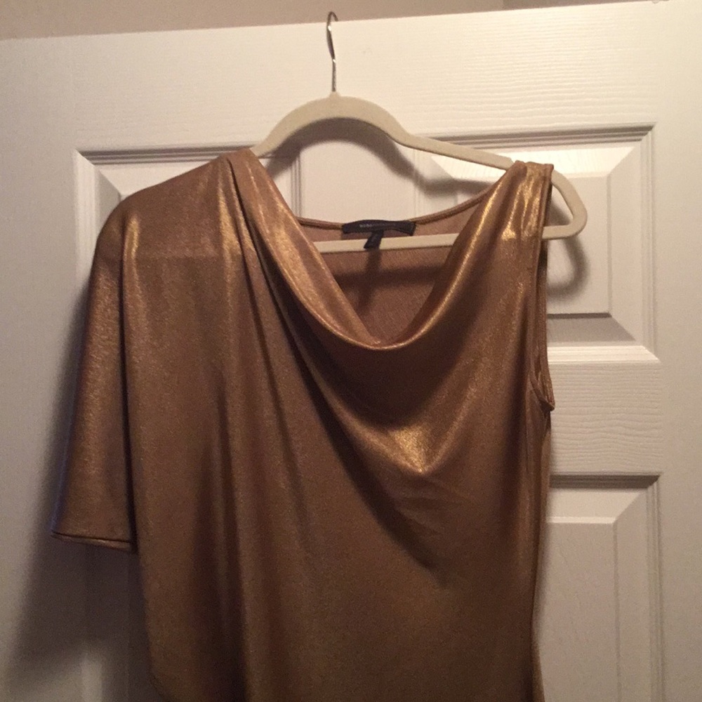BCBG MAX AZRIA Gorgeous Gold Dress